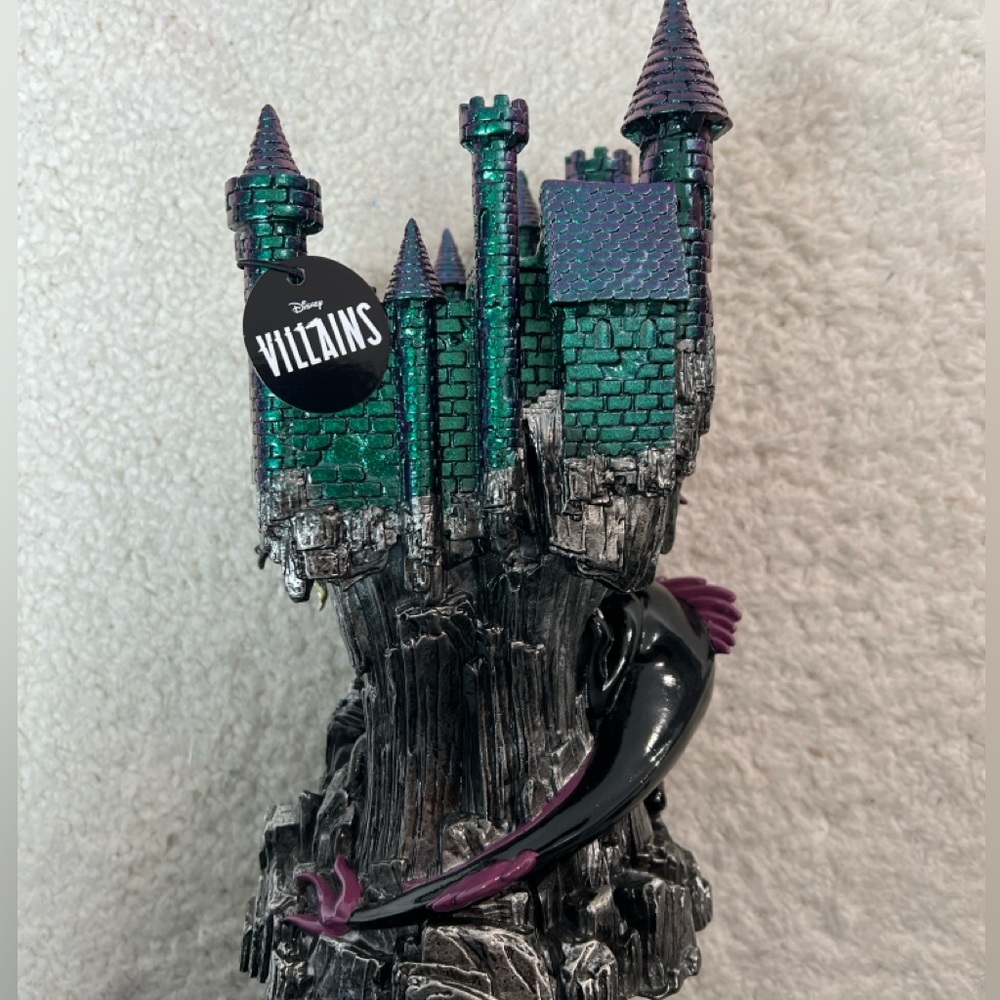 Bath & Body Works Disney Villains Maleficent Purple Dragon Castle Candle Holder - Picture 8 of 12